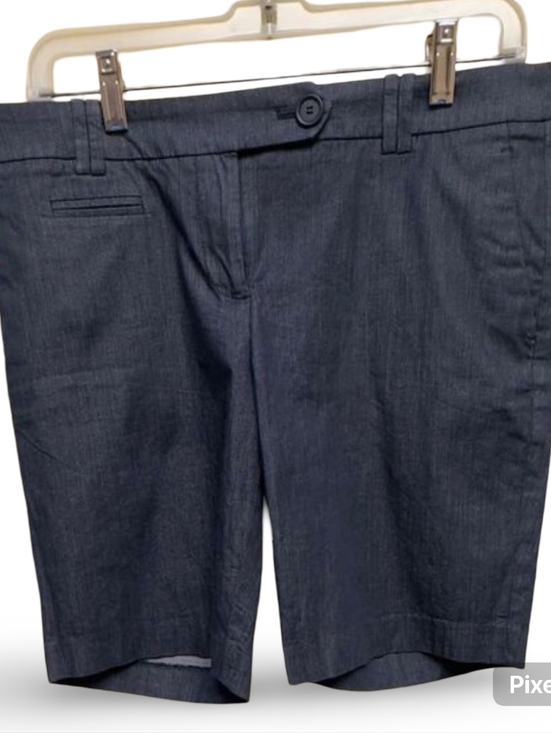 LOFT Pants - LOFT Marisa Bermuda Shorts Size 6 Gray Tailored Career Casual